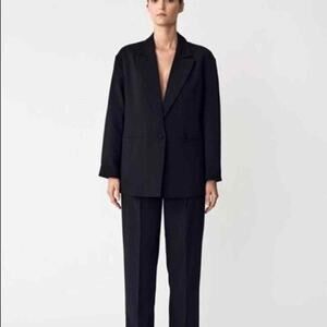 StyleIn Bryne Black Straight Oversized Blazer Jacket Medium NWT